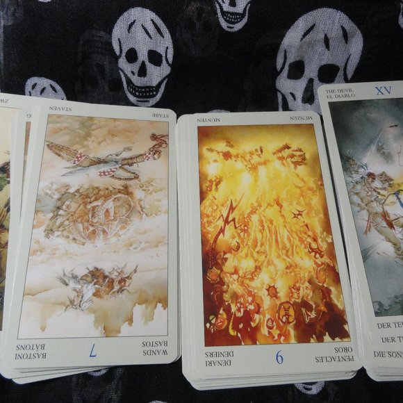 Native American Tarot Cards 78 cards w/Booklet, never used, Detailed,Col… - Picture 5 of 5